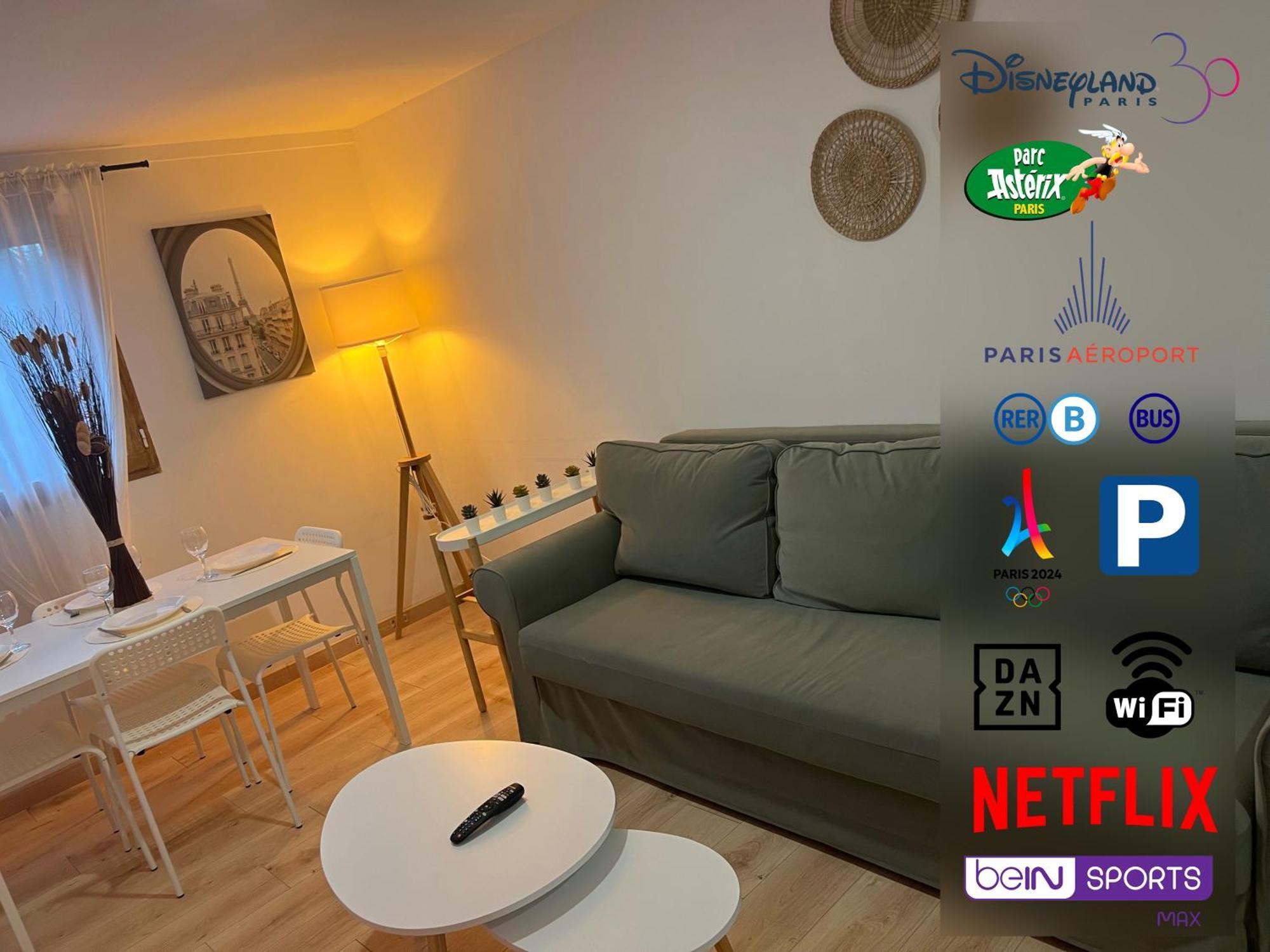 Appartement Pres De Paris, Disney & Cdg Tremblay-en-France 외부 사진